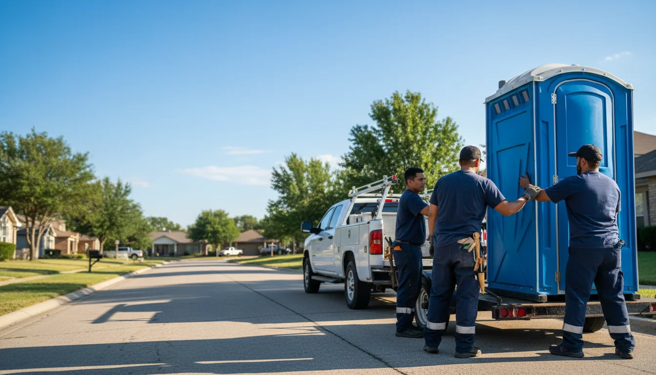 Portable Toilet Rental in Coalgate, OK near me